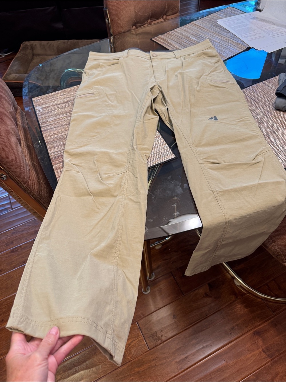 Eddie Bauer Tan Stretch Chino Pants